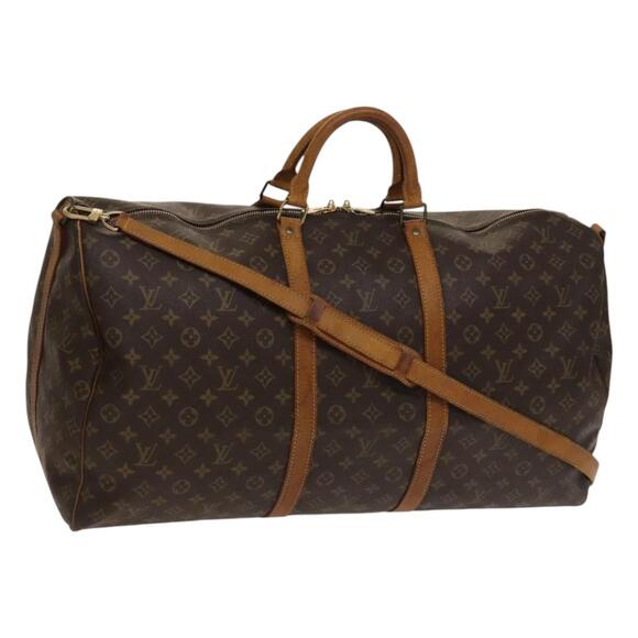 LOUIS VUITTON Monogram Keepall Bandouliere 60 Boston Bag M41412 - Picture 1 of 16